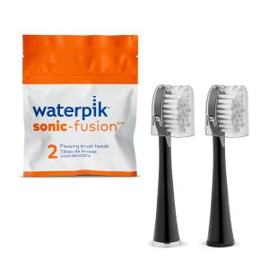 Waterpik™ Sonic-Fusion™ Full-Size Replacement Flossing Brush Heads – Black – Black (SFFB-2EB)